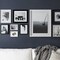 Americanflat 11x14 Black Picture Frame - Displays 8x10 with Mat or 11x14 Without Mat - Engineered Wood with Shatter Resistant Glass - Horizontal and Vertical Formats for Wall